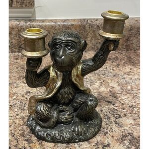 Pacific Rim MONKEY Double Candle Holder